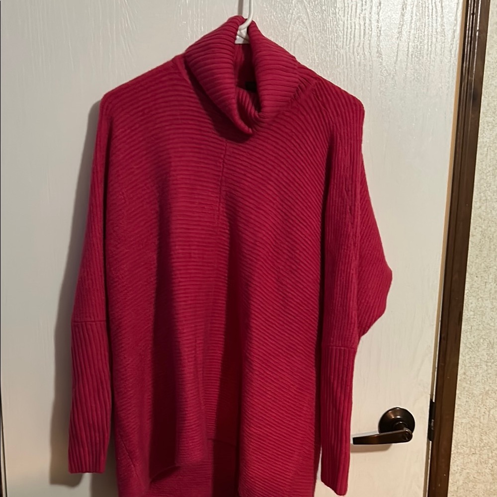 Vince Camuto Pink Cowl Neck Sweater Relaxed Fit